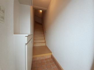 ゆったりとした玄関です