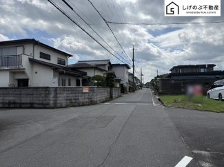 前面道路です。