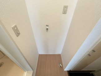 洗濯機置場です