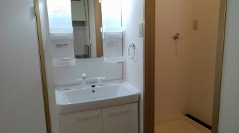 脱衣スペースもあります