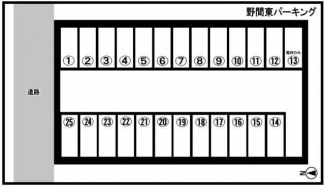 松山市東石井６丁目の駐車場の画像