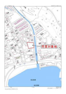 国道３７８号線から垣生漁港前の常盤橋横を北へ約８０ｍ進んでい
