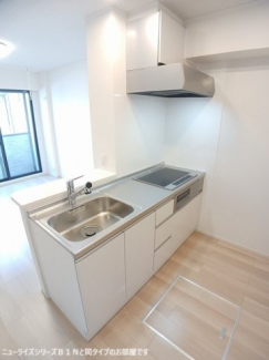 コンパクトなキッチンで掃除もラクラク