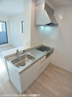 コンパクトなキッチンで掃除もラクラク