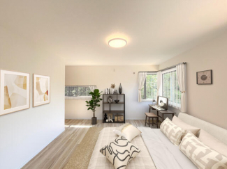 【リフォーム完了】２階洋室８．４帖　床・天井・壁クロスは張替