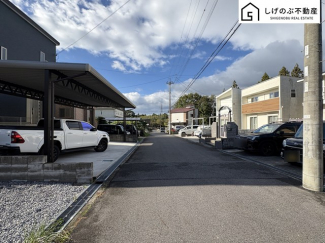 前面道路です。