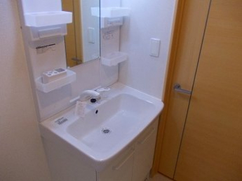 忙しい朝には欠かせない洗面所です