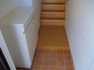 シンプルで使いやすい玄関です