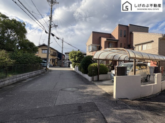 前面道路です。