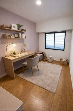 洋室約6帖♪
※こちらの画像はAIホームステージングで加工しています。