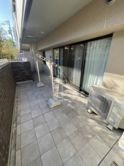 南向きワイドバルコニー♪テラスもとても広々しています♪