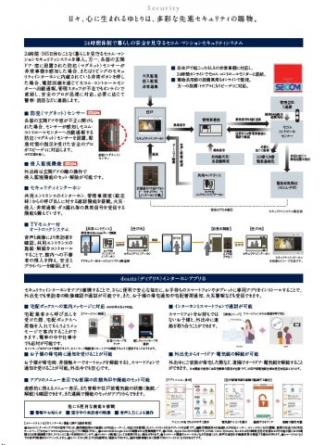 日々、心に生まれるゆとりは、多彩な先進セキュリティの賜物。