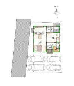 松山市木屋町４丁目の新築一戸建ての画像