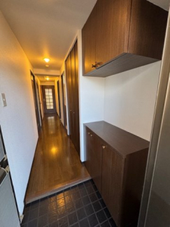 落ち着いた玄関です