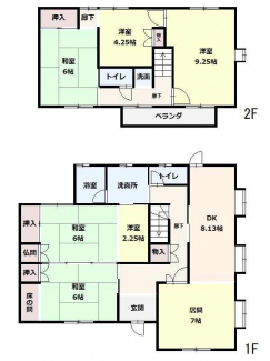 戸建借家間取り