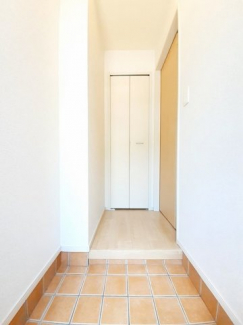 きれいな玄関です