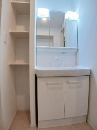 広い洗面スペース