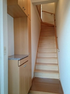 ゆったりとした玄関です