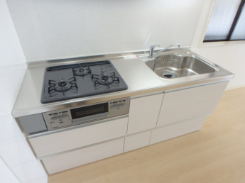 調理時間を短縮できる３口コンロ