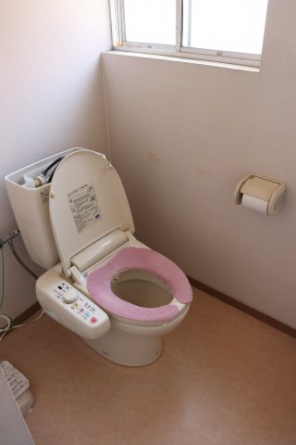 トイレには窓があり、明るい日差しが入ります。