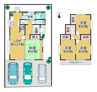 松山市西長戸町の中古一戸建ての画像