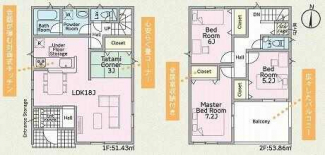 １号棟　間取図