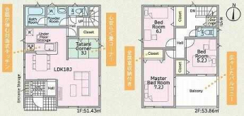 １号棟　間取図