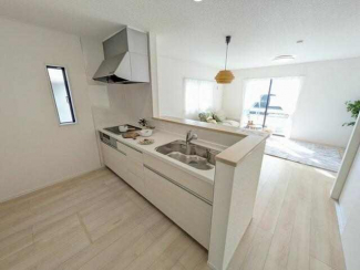 スペースをしっかりと確保　お手入れがしやすく熱効率のいいＩＨ