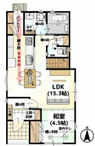 松山市三町１丁目の新築一戸建ての画像
