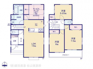 ３ＳＬＤＫの間取り図です
