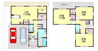 向日葵邸一軒家Ｍ棟の画像