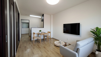 ホームステージング画像です、実際に家具家電等は付いていません