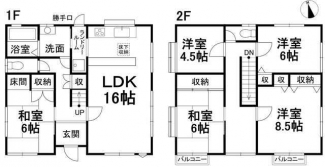 松山市古三津１丁目の中古一戸建ての画像