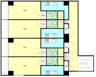 ３F:賃貸スペース（4室）