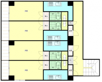 ３F:賃貸スペース（4室）