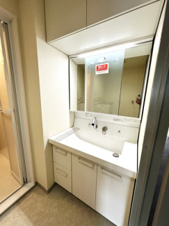 三面鏡洗面化粧台（新設）