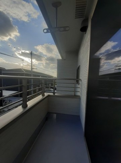 広々としたバルコニーです