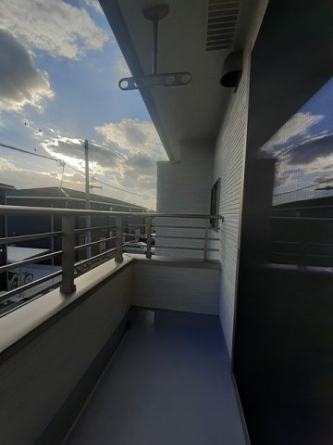 広々としたバルコニーです