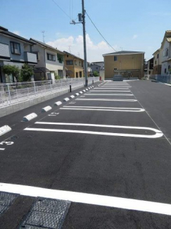 駐車場に車を止められます