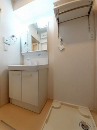 広い洗面スペース