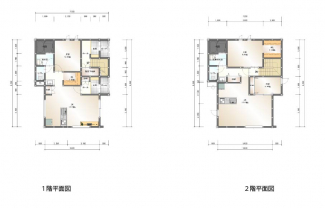 1F2F玄関別の長屋物件。賃貸用に、1Fオーナー様2F賃貸に、2世帯住宅としても。