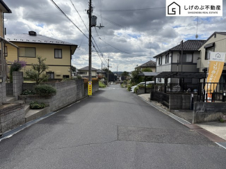前面道路です。