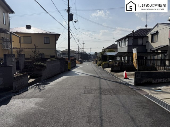 前面道路です。