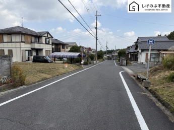 前面道路です。