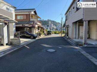 前面道路です。