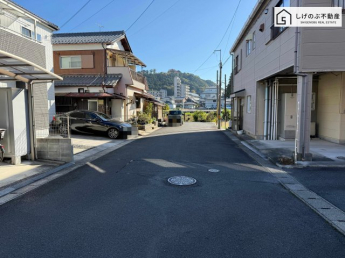 前面道路です。