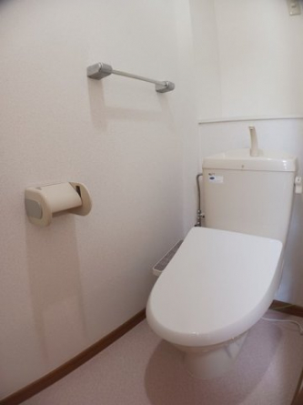 ゆったりとした空間のトイレです