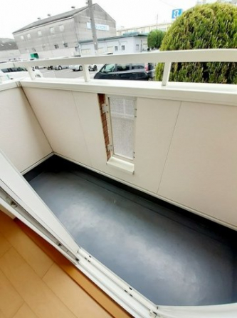 広々としたバルコニーです