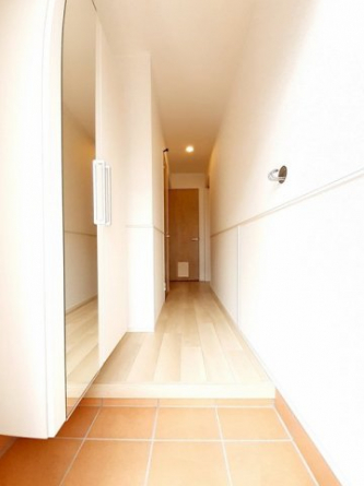 ゆったりとした玄関です