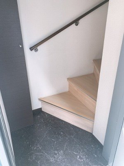 ゆったりとした玄関です